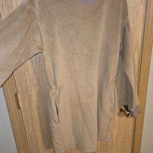 Athleta Girl Tan Retroplush  Dress Size XXL 16